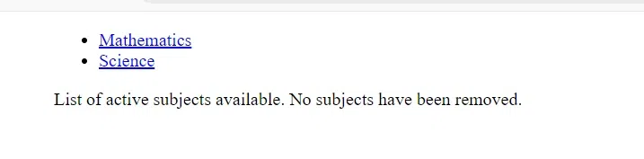Additional Methods to Display Subjects