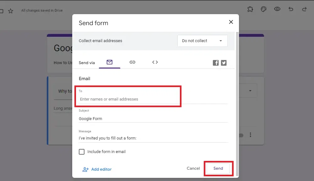 How To Make a Google Form