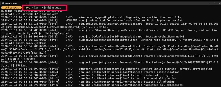 Run the following command: