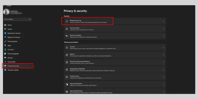 Open-Windows-Security