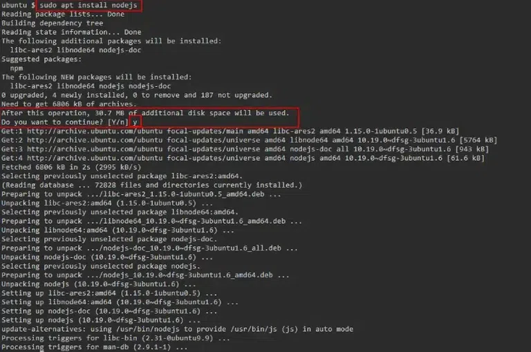 Installing-Nodejs