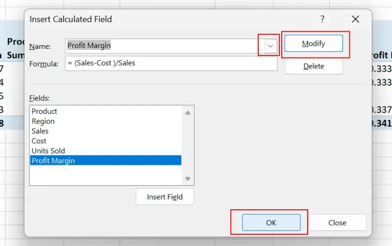 How to Add a Calculated Field to a Pivot Table in Excel