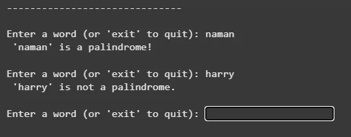 output