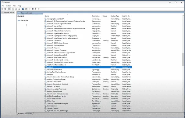 search-mysql-list