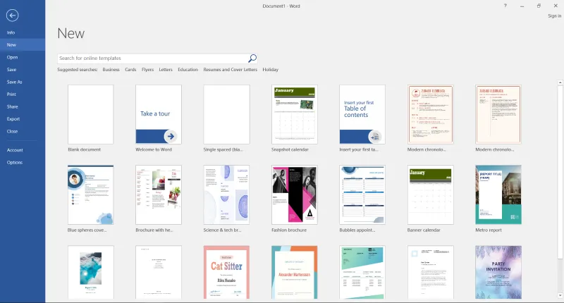 templates