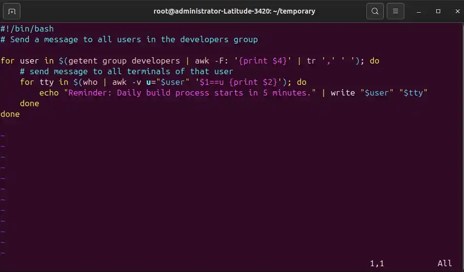 Msg_to_grp_script_wrkarnd