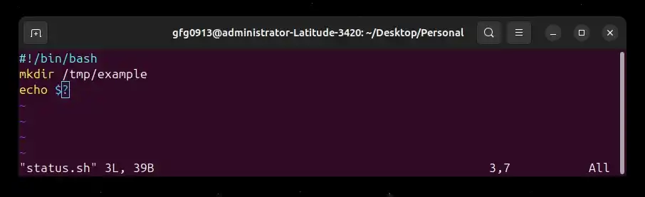 status-script