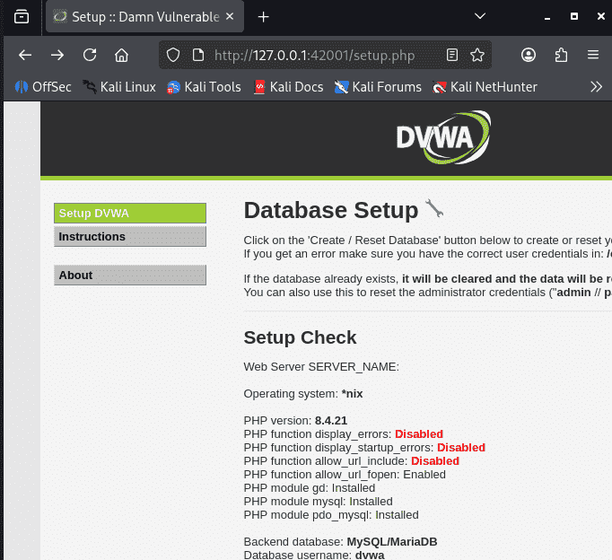 database