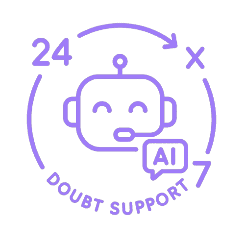 24 X 7 AI Doubt Support