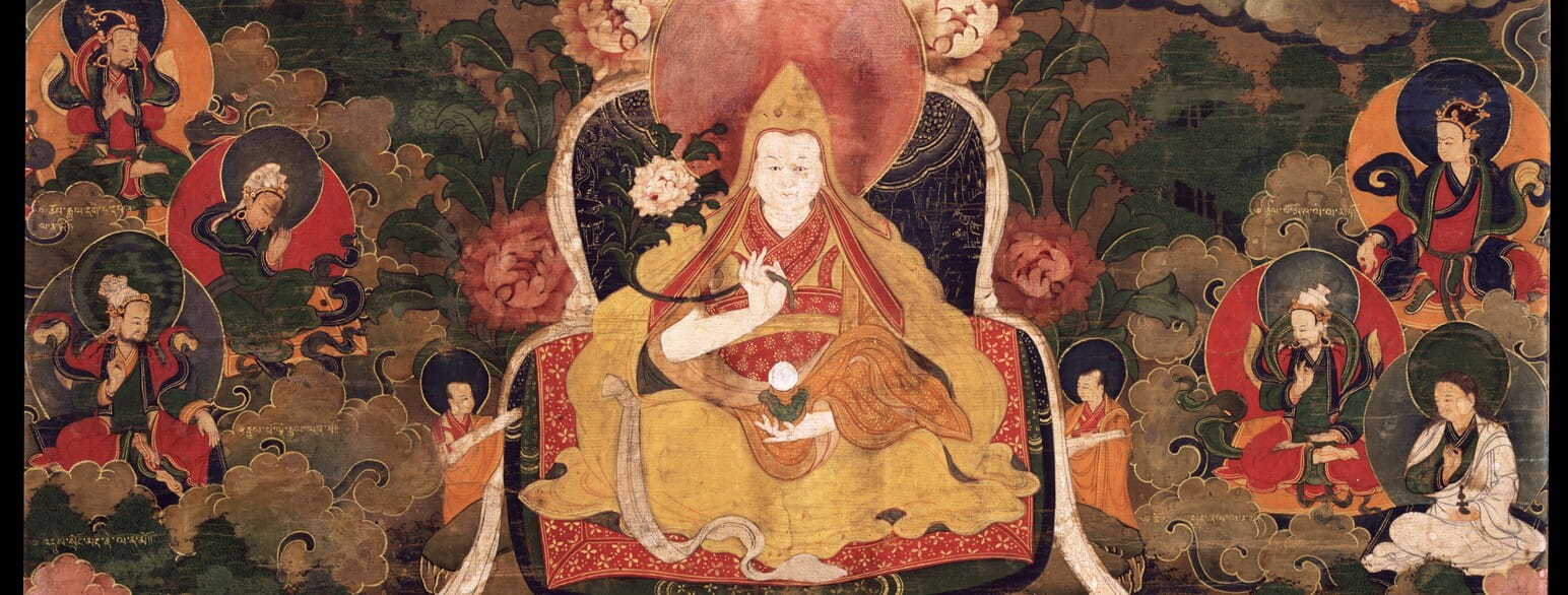 Maleri af den syvende Dalai Lama, Kalzang Gyatso (1708–1757)