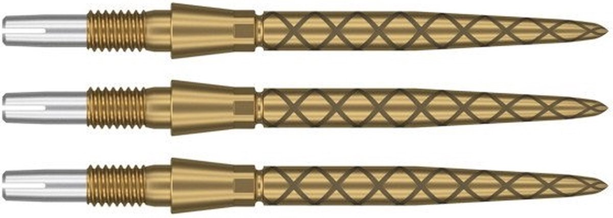 Target Darts Swiss Point Storm Diamond Dart Points (3 Pack Set van Tips) 26mm Goud SP - Dart Point veranderen, Professionele Darts Accessoires