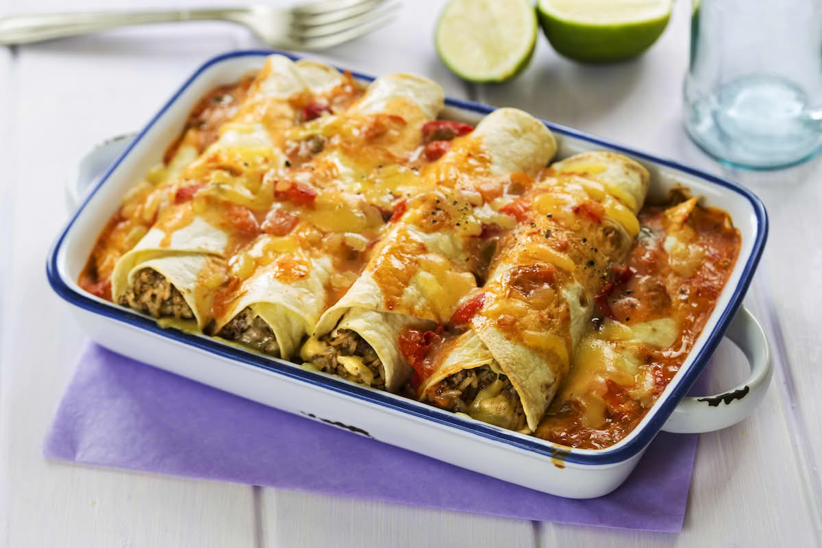 Gratinerte enchiladas