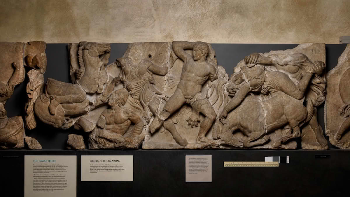 Skulpturer fra Apollon-tempel Epikurios i Bassae