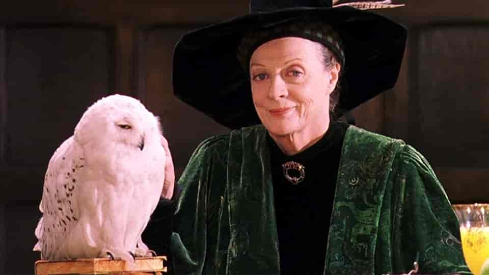 Maggie Smith som  Minerva McSnurp i Harry Potter-filmene