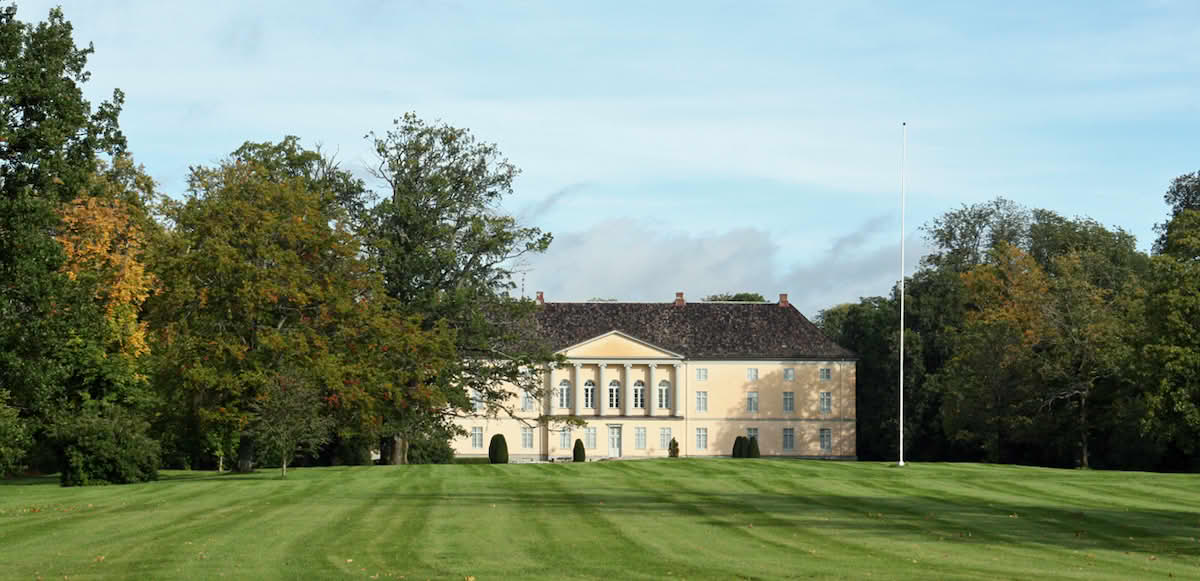 Jarlsberg hovedgård, sett fra sør.