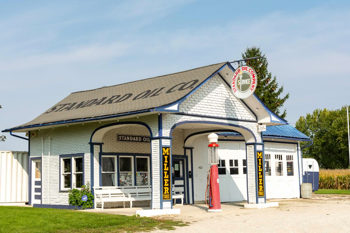 Standard Oil Company bensinstasjon