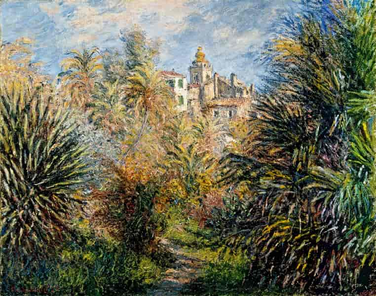 Moreno hage i Bordighera, 1884