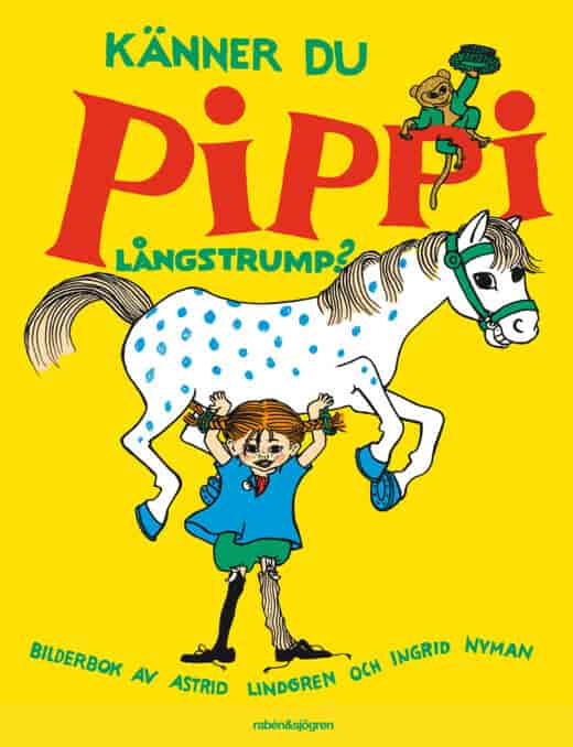 Bokomslag «Känner du Pippi Långstrump?» 1947