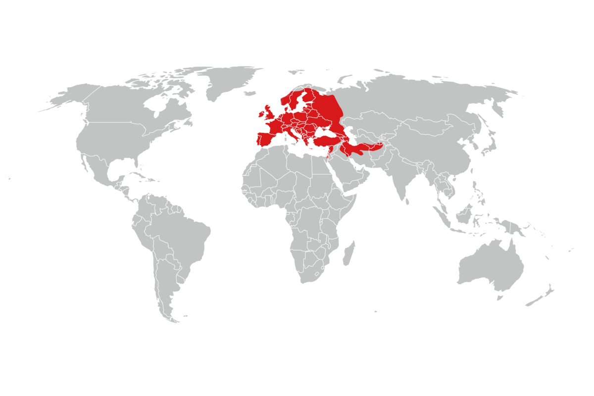 utbredelse av grevling