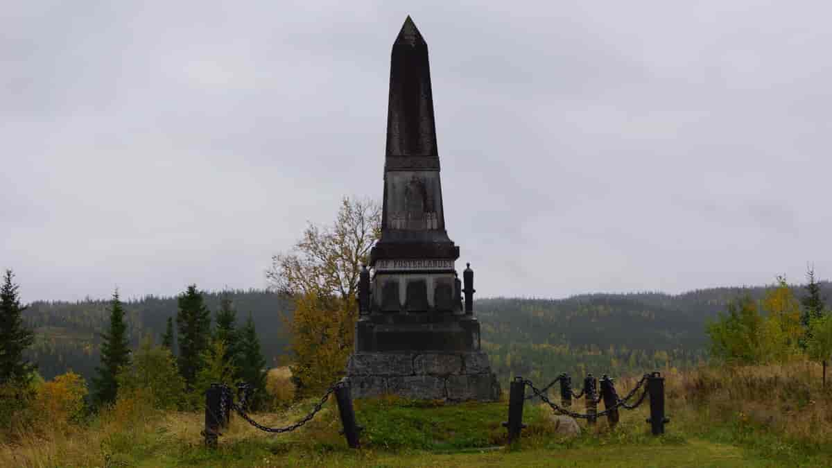 Karolinermonumentet ved Duved