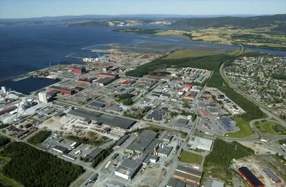 Verdal Industripark på Ørin.