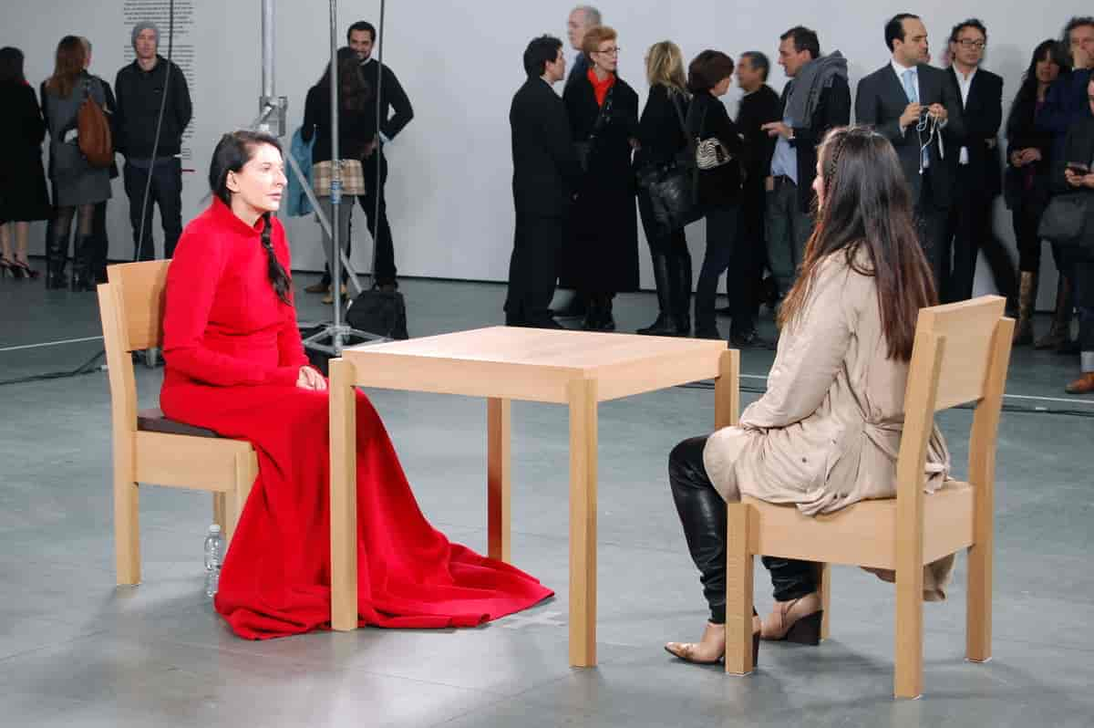 Performance av Marina Abramović