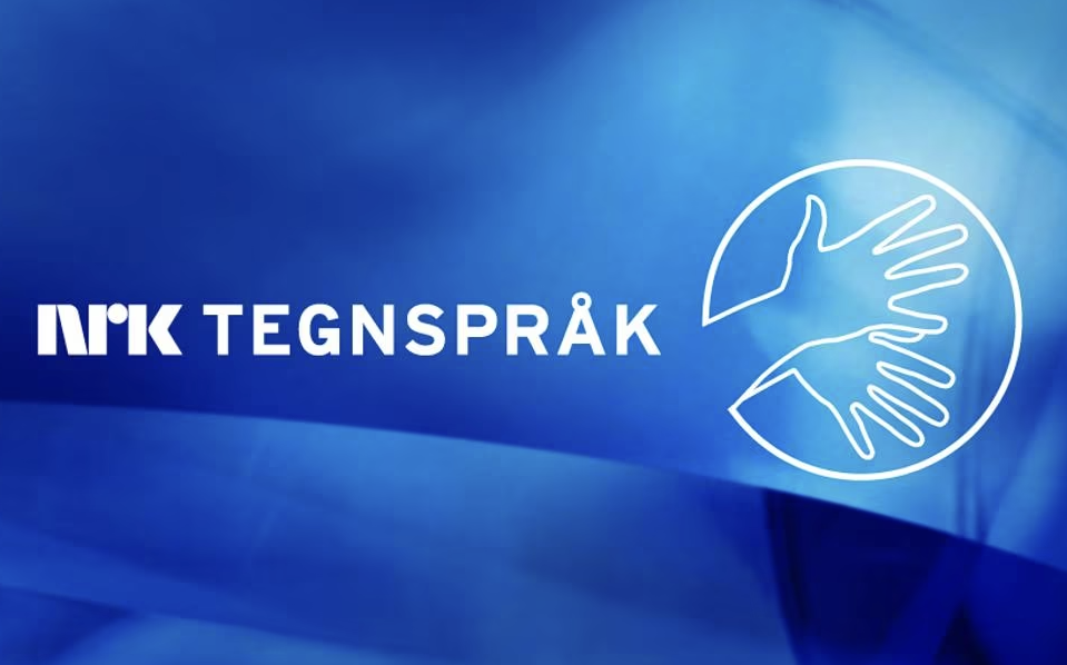 Foto av logo for tegnspråk.