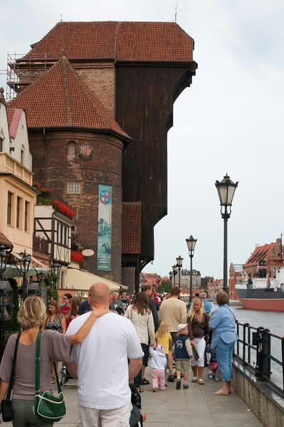 Lastekranen (Stary Zuraw) i Gdańsk.