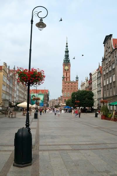 Langtorget (Dlugi Targ) i Gdańsk.