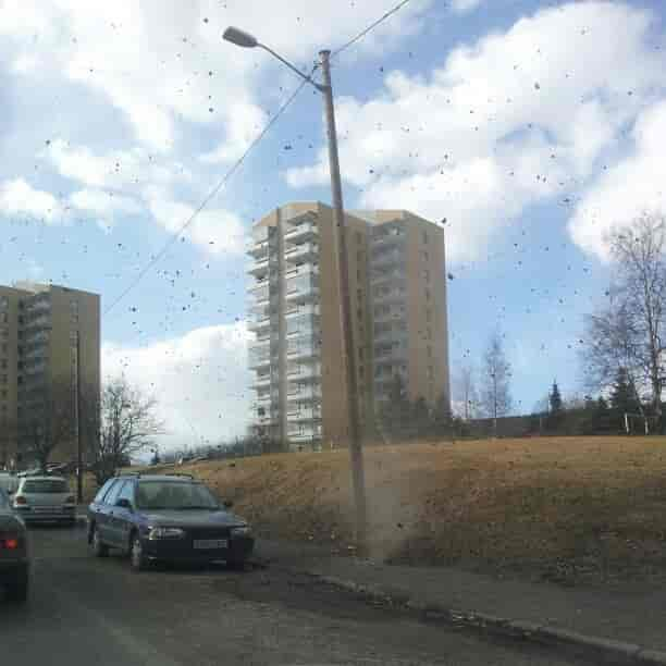 Støvvirvel på Bjerke i Oslo i 2013