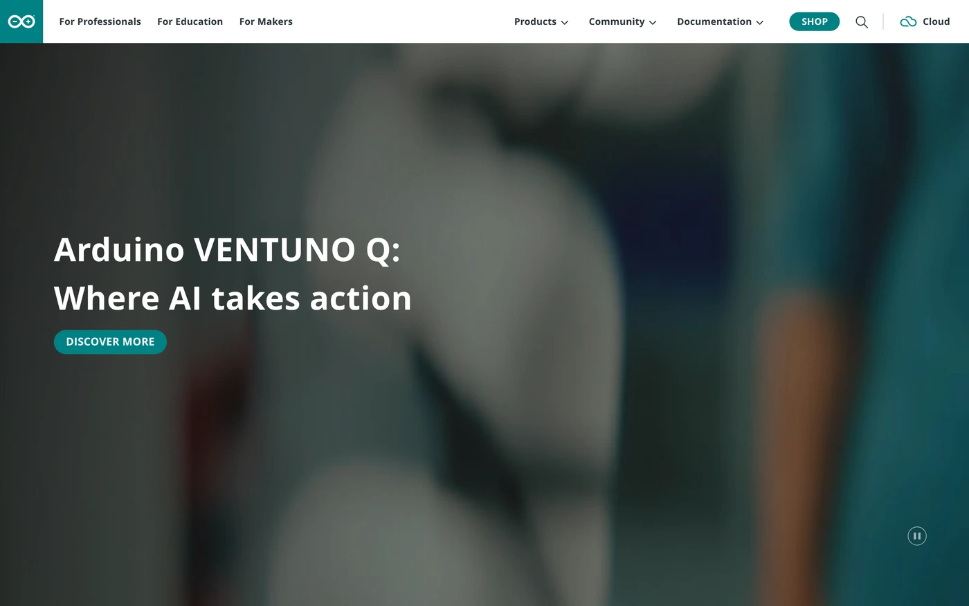 Arduino homepage