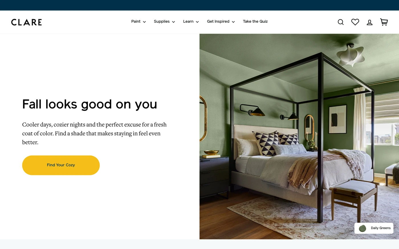 Clare Paint homepage
