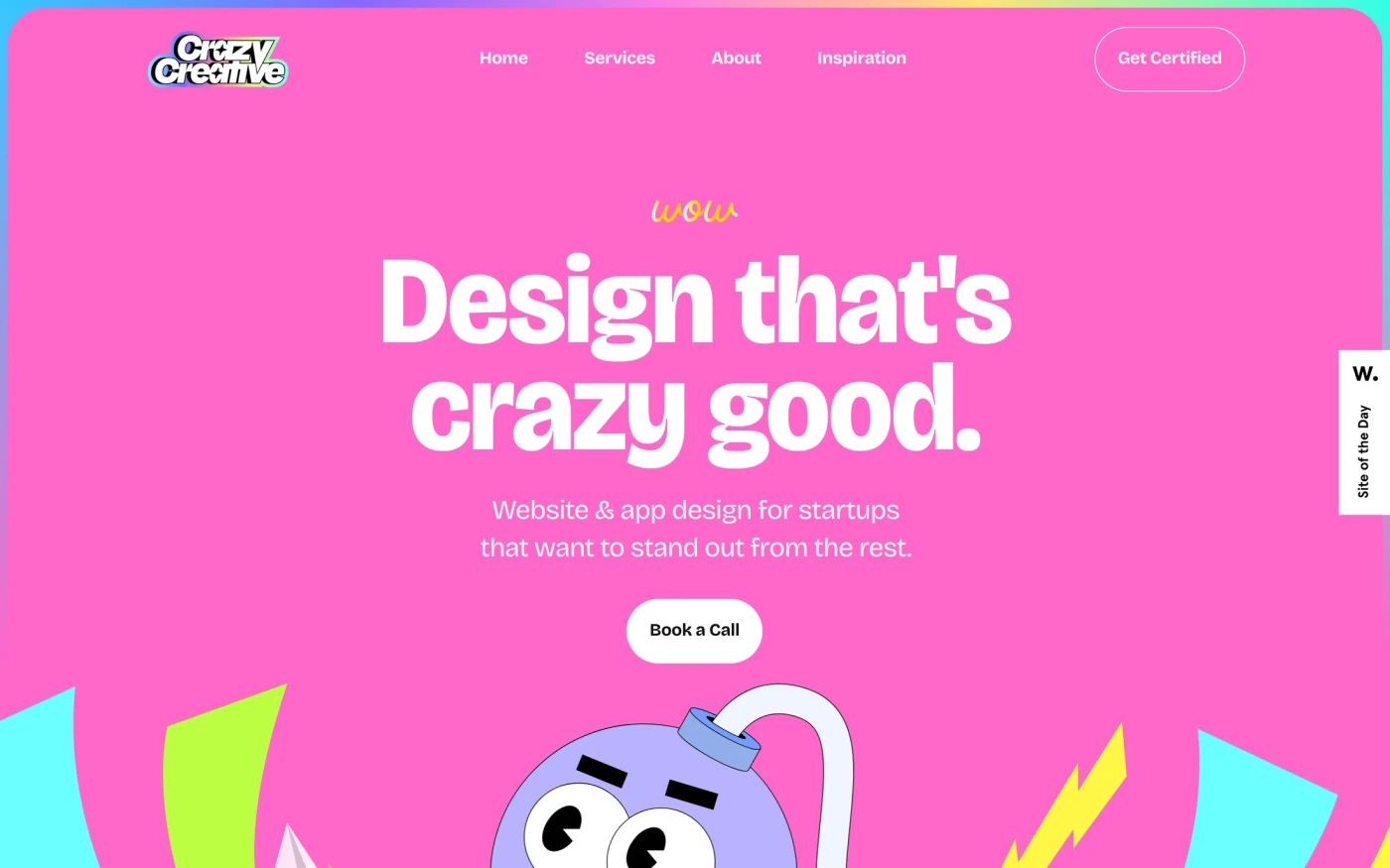 Crazycreative homepage