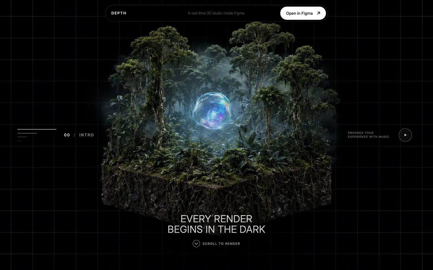 Depth homepage