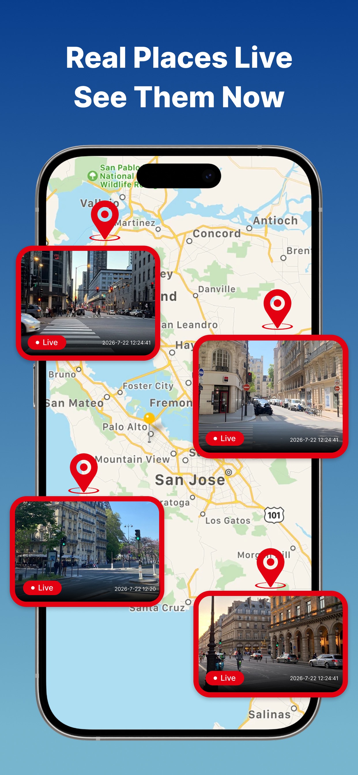 EarthScope iOS app screen 1