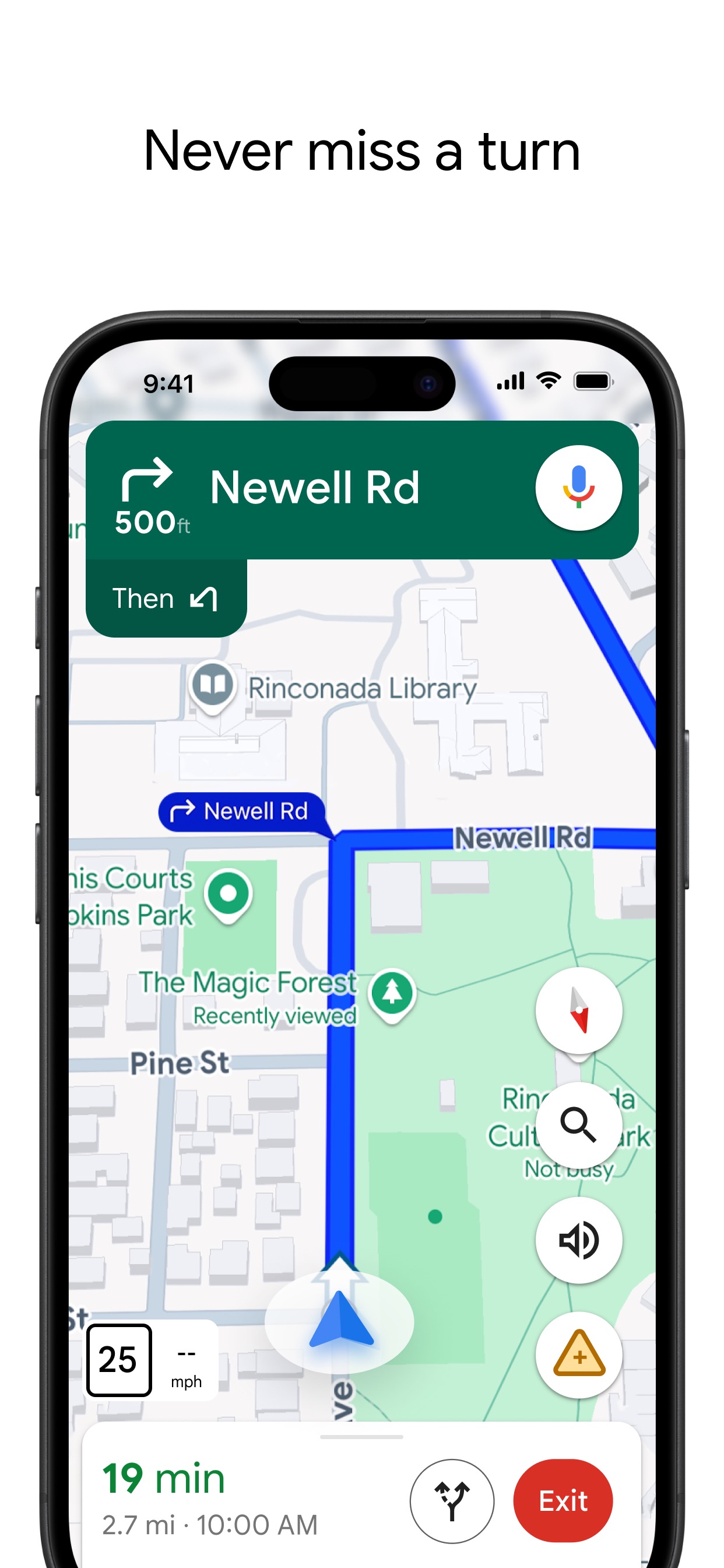 Google Maps iOS app screen 1