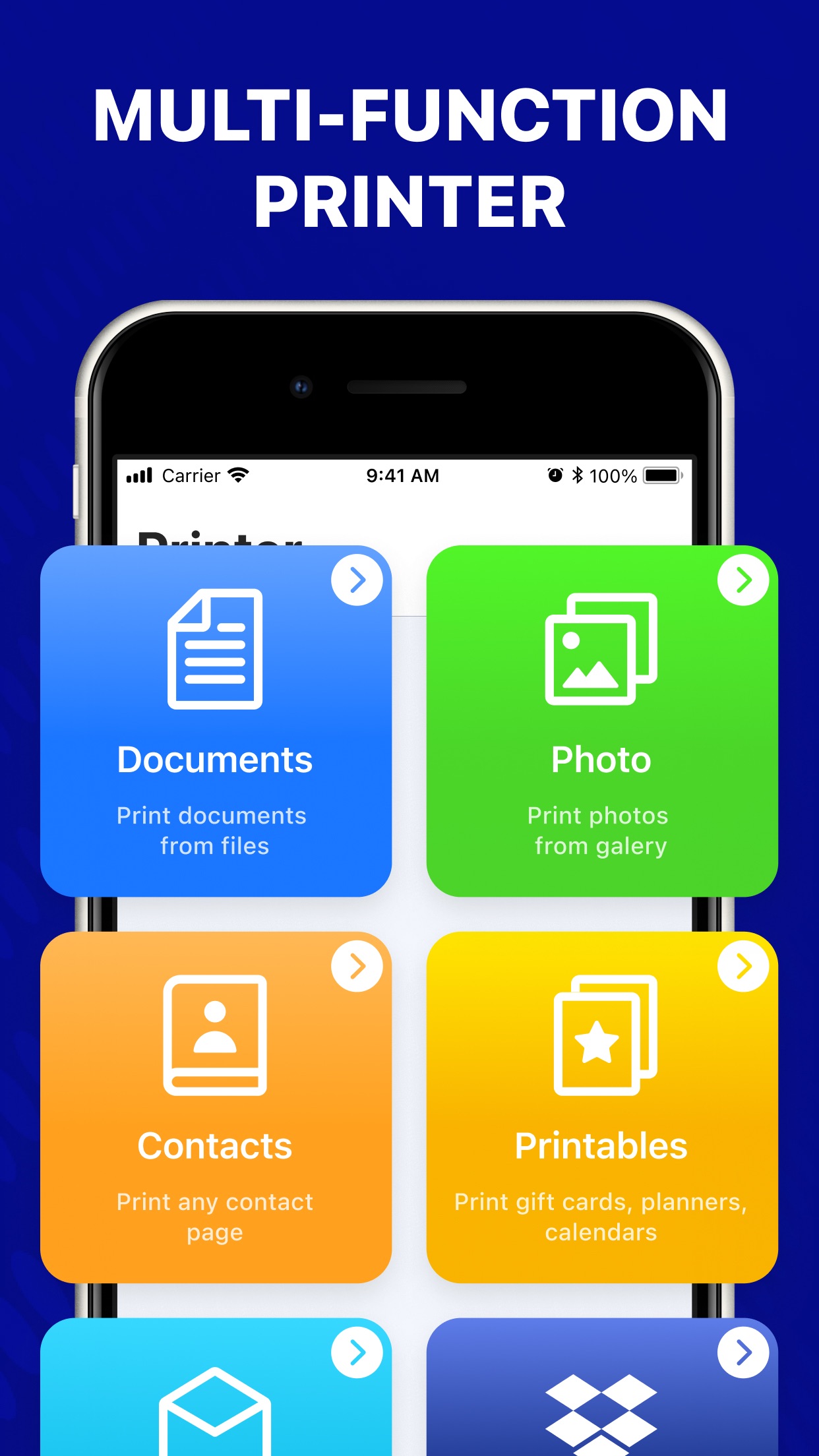 Printer App iOS app screen 3