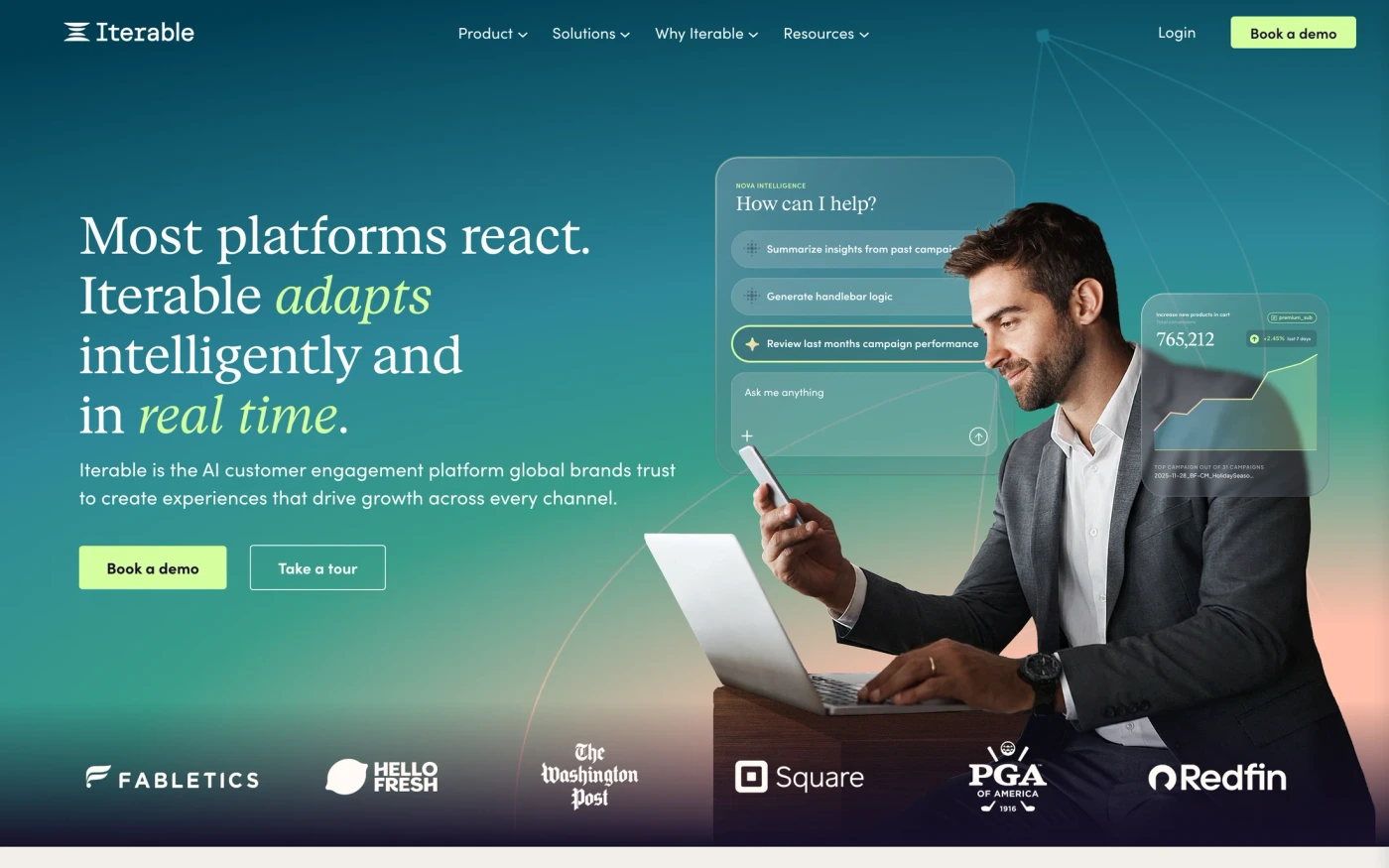 Iterable homepage