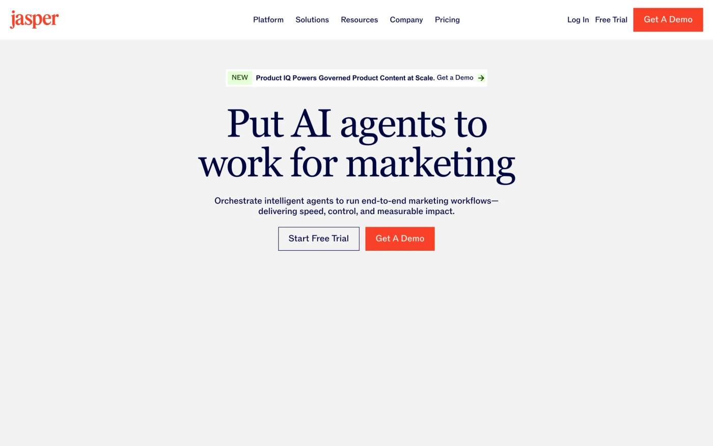 Jasper homepage