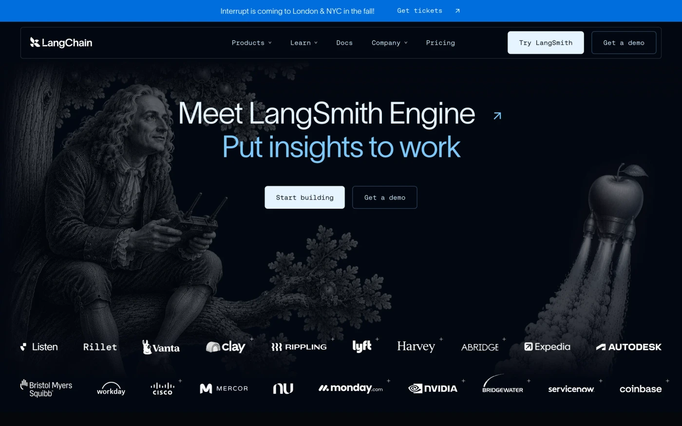 LangChain homepage