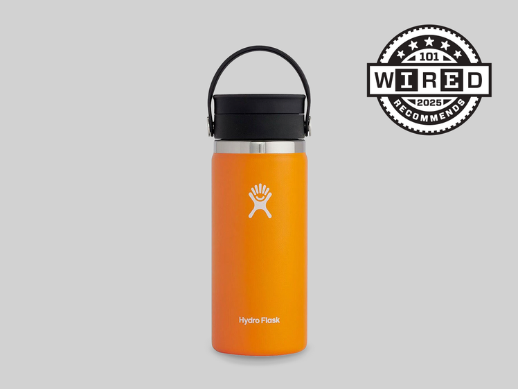 Yellow hydroflask water bottle