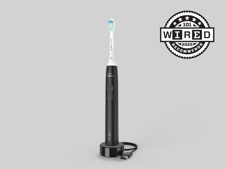 BLACK ELECTRIC TOOTHBRUSH