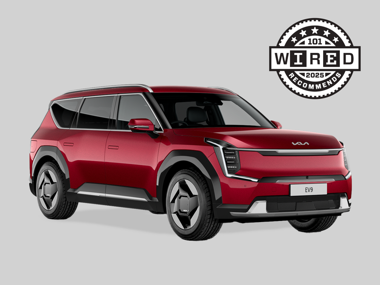 RED KIA EV SUV