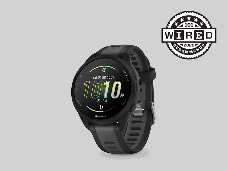 A black garmin sport watch