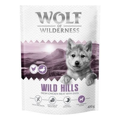 Wolf of Wilderness Junior „Wild Hills” pačetina – bez žitarica