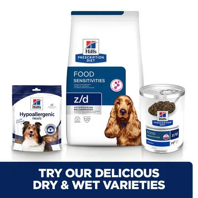 Hill's Prescription Diet z/d Food Sensitivities kutyatáp Hill's Prescription Diet z/d Food Sensitivities kutyatáp