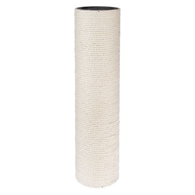 Replacement scratching post made of light sisal, cylindrical shape with black end cap.