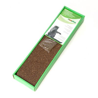 Zooplus Multi-Scratch Pads. Cardboard scratch mat for cats, eco-friendly, includes catnip.