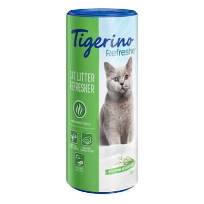 Tigerino Refresher macskaalom, Aroma Control Formula, friss réti illat, javított csomósodás, szagsemlegesítő, 700g.