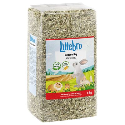 Lillebro siano łąkowe, 4 kg. 100% naturalne, bogate w błonnik. Karma pojedyncza dla królików i gryzoni.